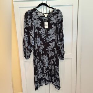 New! Treasure Bond Med Black & Blue boho style Dress - 15% off bundles of 2 more